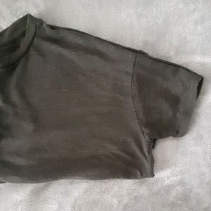 Aerie Breezy Linen Distressed T-Shirt